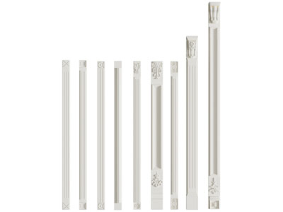 欧式衣柜模压罗马柱子 实木罗马柱子