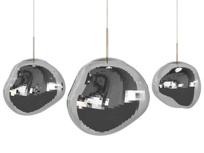 现代不规则圆形吊灯