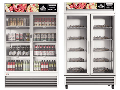 现代冷饮 生鲜冰柜 保鲜柜 冰箱 展柜