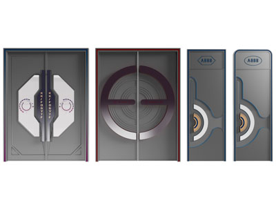 现代科技双开门 平开门 KTV大门