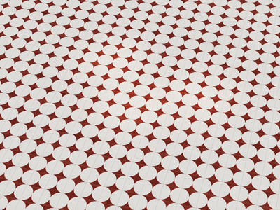 现代地砖 地面拼花