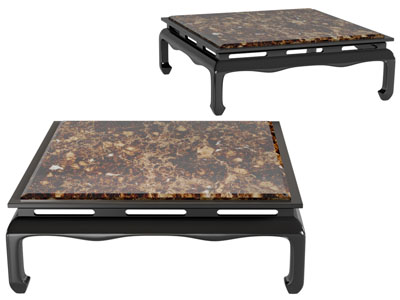 新中式方形茶几