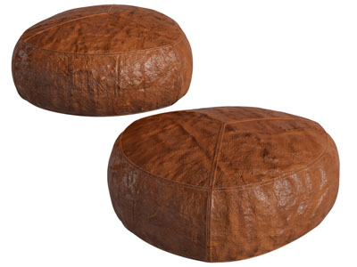 现代皮质沙发凳 坐墩