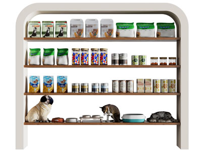 现代宠物用品 猫粮狗粮 宠物零食
