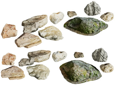 现代石头 岩石 景观石头