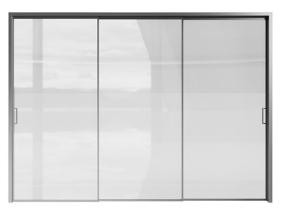 现代玻璃推拉门