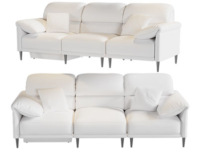 现代多人沙发3d模型 现代多人沙发