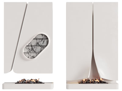 现代装饰壁炉火炉