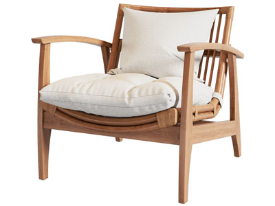 新中式实木休闲椅子