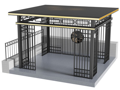 新中式廊架 亭子 凉亭