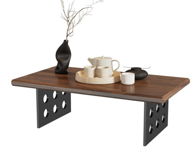 侘寂风茶几 茶具杯子