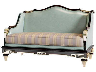 新中式多人沙发3d模型 新中式多人沙发