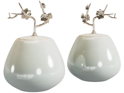 新中式陶瓷收纳罐 摆件组合