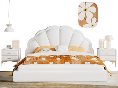 现代儿童床 床头柜