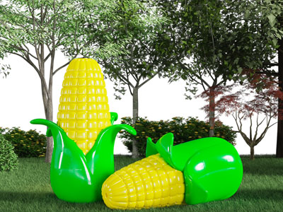 现代玉米城市雕塑小品3d模型 现代玉米城市雕塑小品