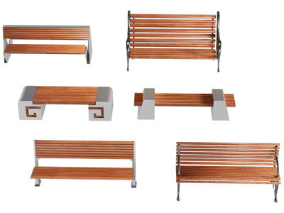 现代实木公共椅子 长凳子