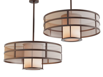 新中式圆形吊灯