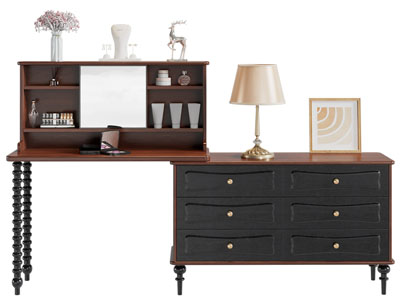 法式斗柜组合梳妆台