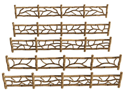 新中式实木栏杆 护栏 围栏