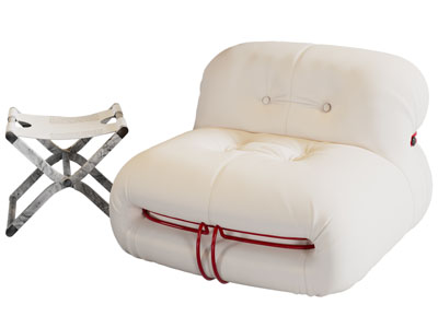 现代懒人沙发 小马扎边几