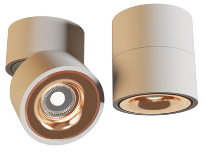 现代可转向筒灯射灯