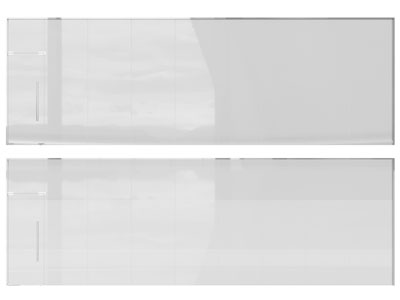 现代办公玻璃隔断 平开门