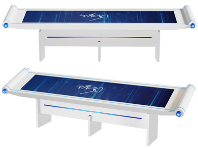 现代电子卷轴签到桌 智能一体机