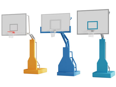 现代篮球架 篮球网 体育设备3d模型 现代篮球架 篮球网 体育设备