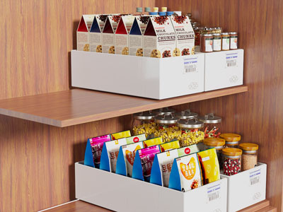 现代零食 罐头收纳盒 摆件组合