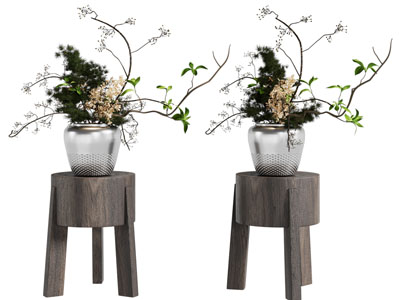 现代花瓶花卉 摆件组合