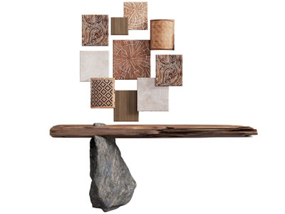 侘寂风墙饰挂件