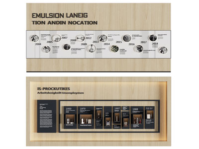 现代企业文化墙 展览墙