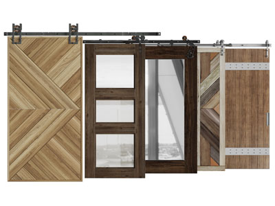 工业风loft谷仓门 推拉门