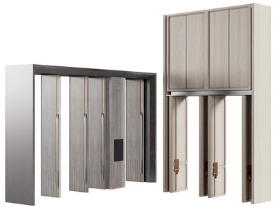 新中式门洞 双开门 大门