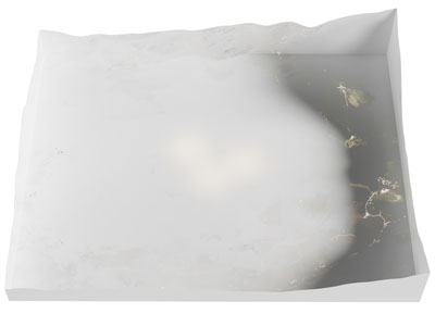 现代冰块 冰层 结冰的水池