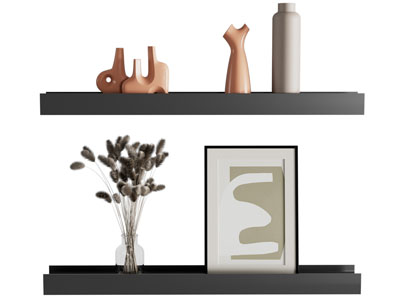 现代饰品 花瓶花卉 装饰画摆件组合