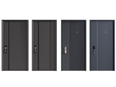 现代密码入户门 防盗门 平开门