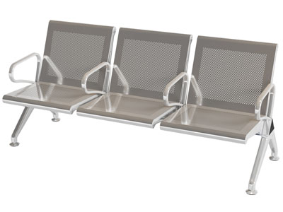 现代金属排椅 公共椅子