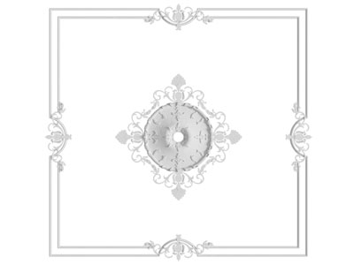 欧式雕花石膏线条 灯盘