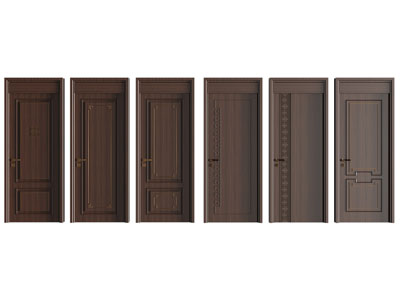 新中式木门 平开门 房门