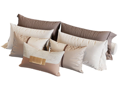 现代方形靠垫抱枕3d模型 现代方形靠垫抱枕