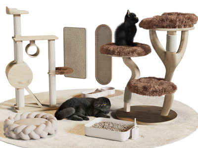 现代猫窝 猫玩具 猫粮 猫爬架 生活用品
