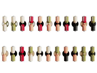 北欧金属双灯壁灯