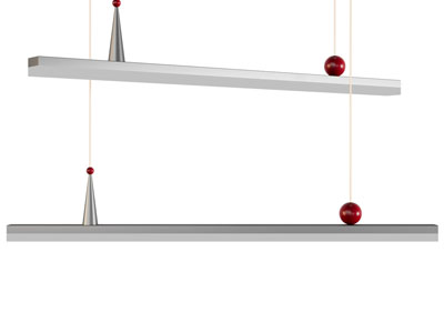 现代一字型吊灯