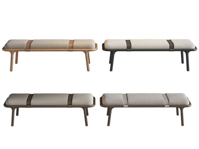 现代长方形沙发凳子