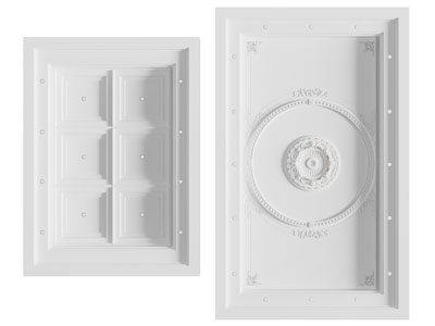 欧式天花吊顶3d模型 欧式天花吊顶