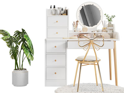 现代轻奢化妆 梳妆台