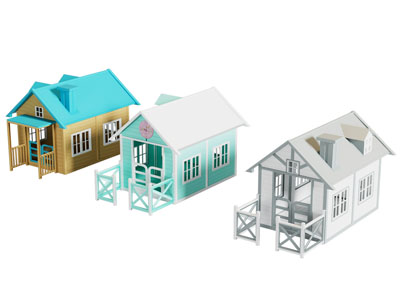 现代木屋 户外木房子