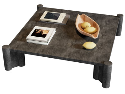 现代方形茶几3d模型 现代方形茶几