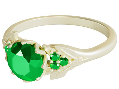 现代宝石戒指 珠宝首饰